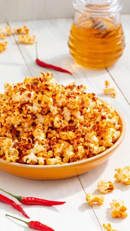 Honey butter popcorn
