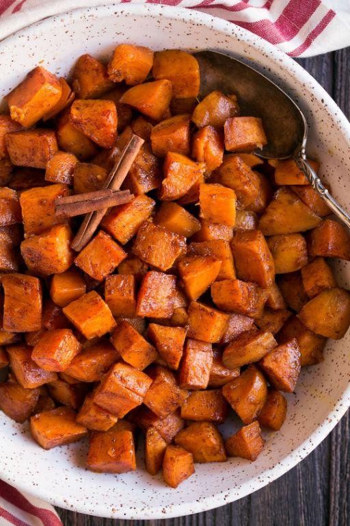 Honey butter roasted sweet potatoes