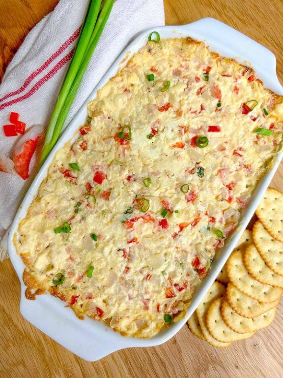 Hot Crab and Onion Dip