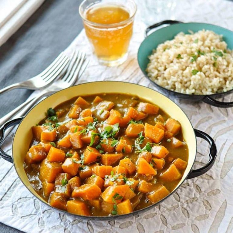 Hubbard Squash and Coconut Curry