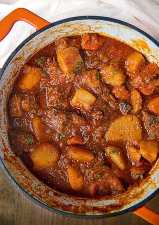 Hungarian Goulash with Paprika and Potatoes