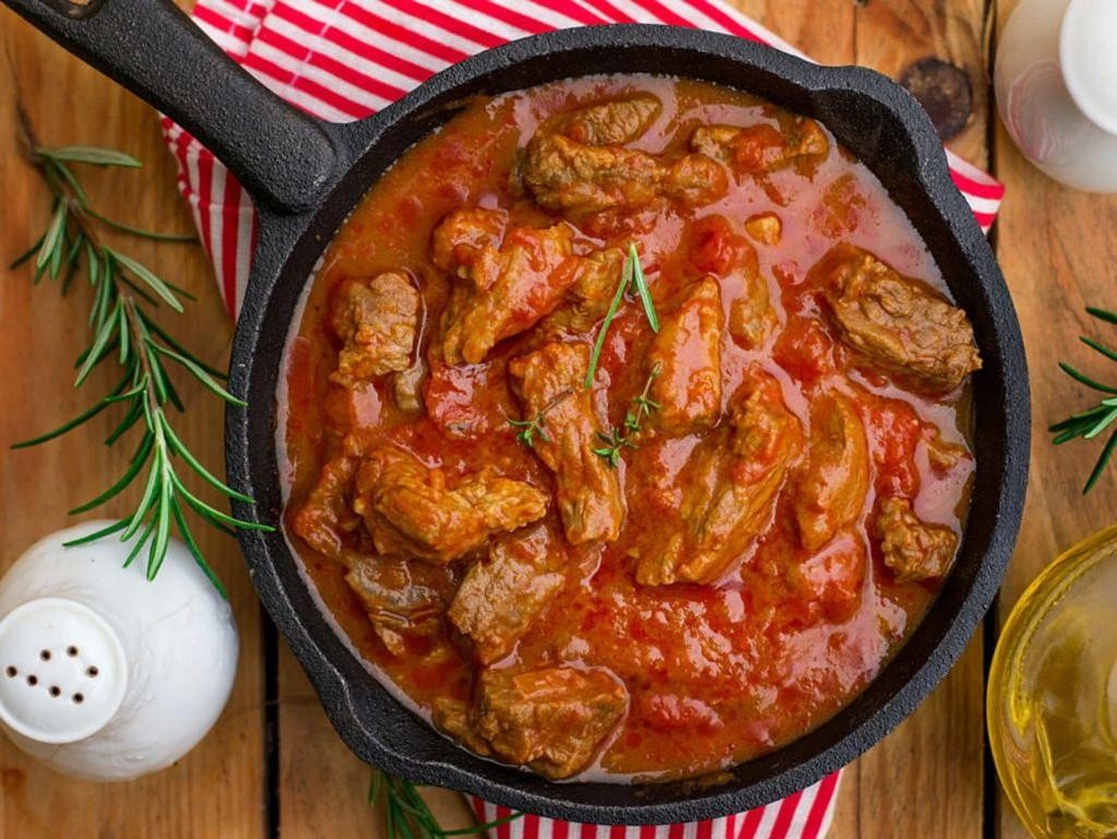Hungarian Slow Cooker Lamb Stew with Paprika