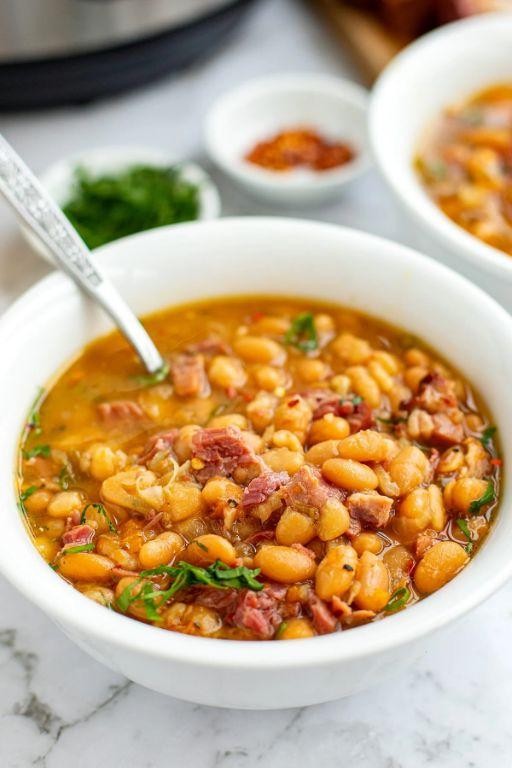 Instant Pot Ham and Bean Chili