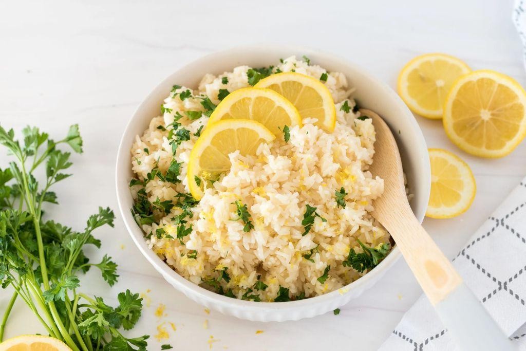 Instant Pot Lemon Herb Rice