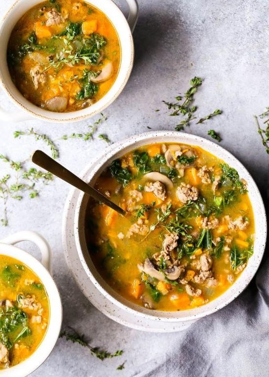 Instant Pot Low Sodium Sweet Potato and Kale Soup