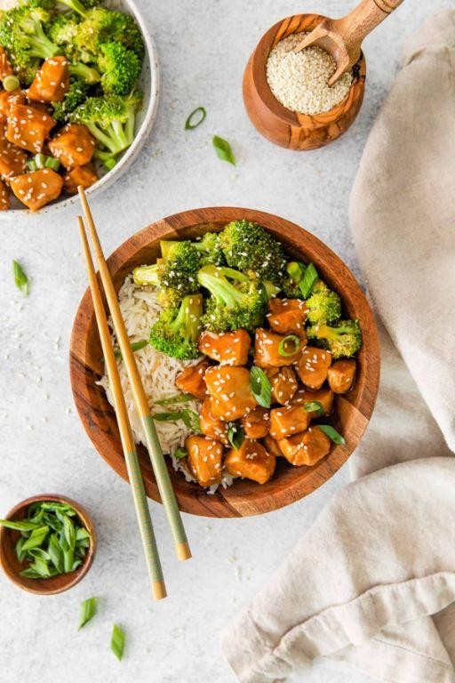 Instant Pot Low Sodium Teriyaki Chicken with Broccoli