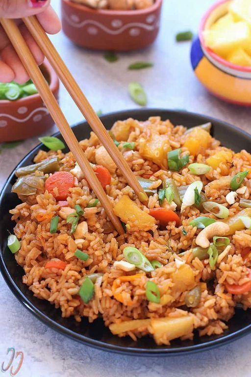 Instant Pot Pineapple Fried Rice