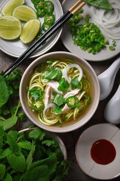 Instant Pot Shredded Chicken Pho Soup