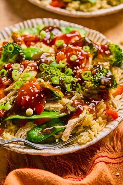 Instant Pot Teriyaki Rice Bowl