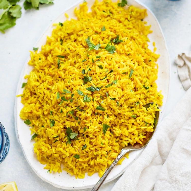 Instant Pot Turmeric Golden Rice
