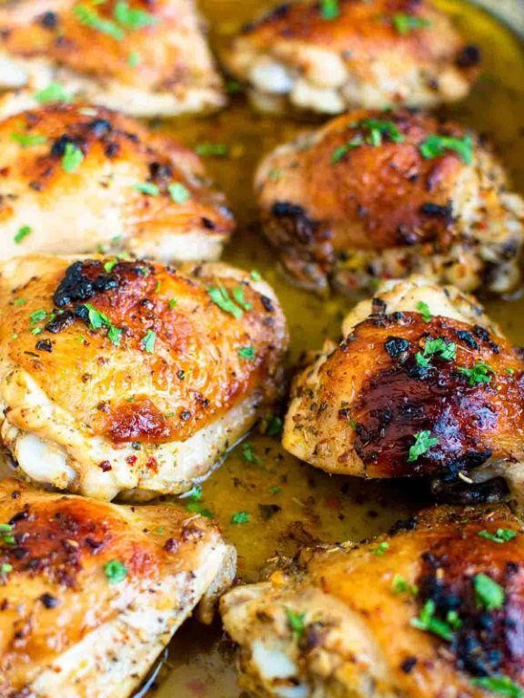 Italian Seasoning Roasted Chicken Thighs