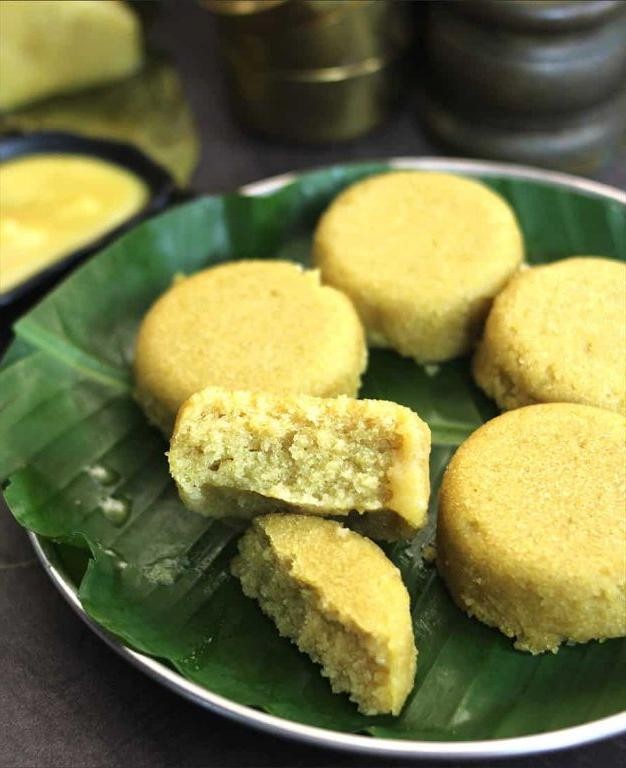 Jackfruit Kadubu with Jaggery Syrup