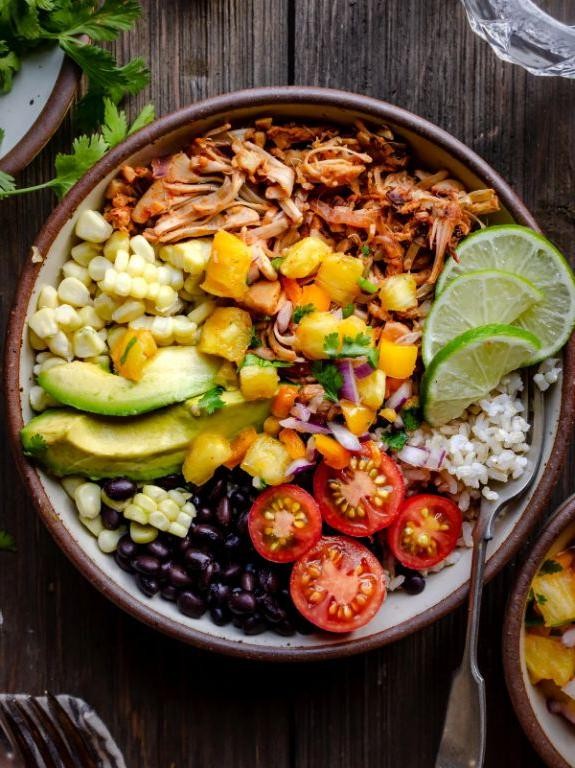 Jackfruit and Black Bean Burrito Bowls