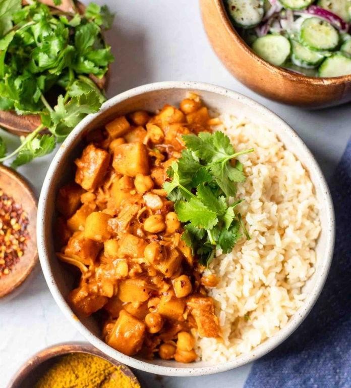 Jackfruit and Chickpea Masala