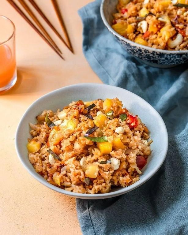 Jackfruit and Pineapple Fried Rice