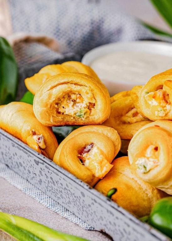 Jalapeño Popper Stuffed Crescent Rolls