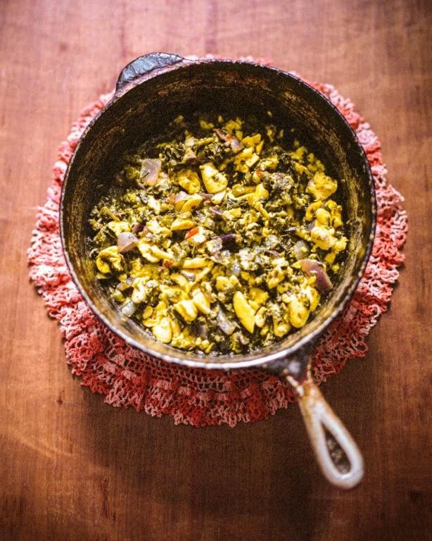 Jamaican Ackee and Callaloo
