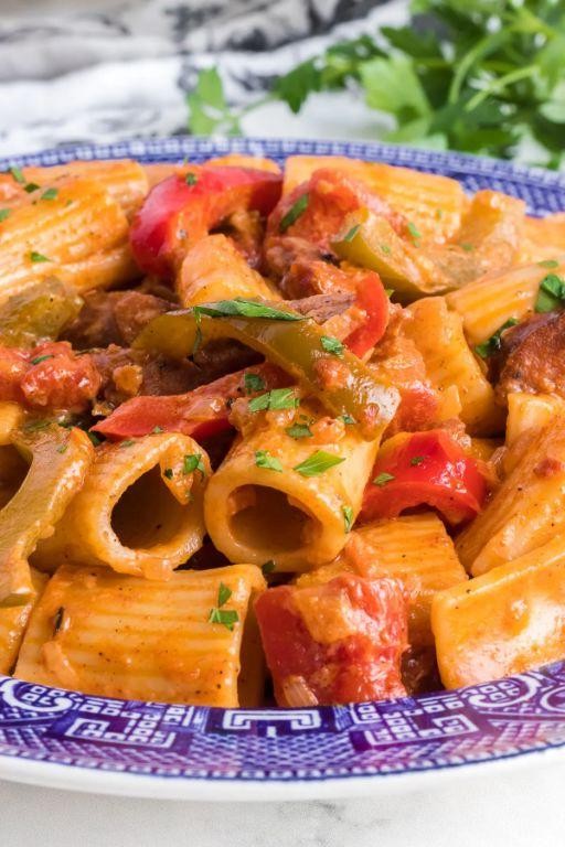 Jambalaya Pasta with a Cajun Cream Sauce