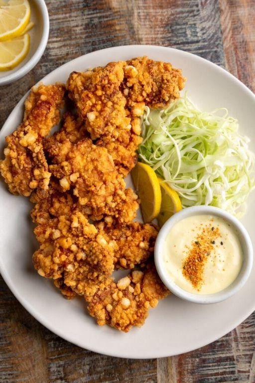 Japanese Karaage Fried Chicken Thighs