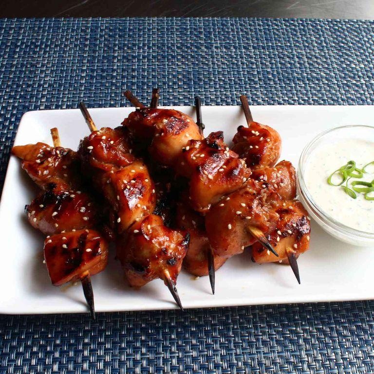 Japanese Teriyaki Chicken Skewers