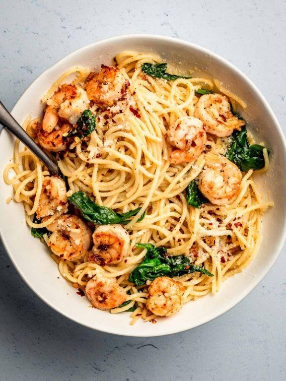 Jetboil Garlic Butter Shrimp Pasta