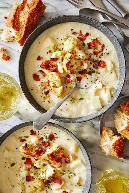 Keto Cauliflower Chowder