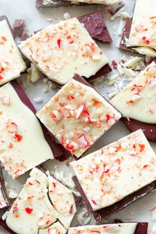 Keto Chocolate Peppermint Bark