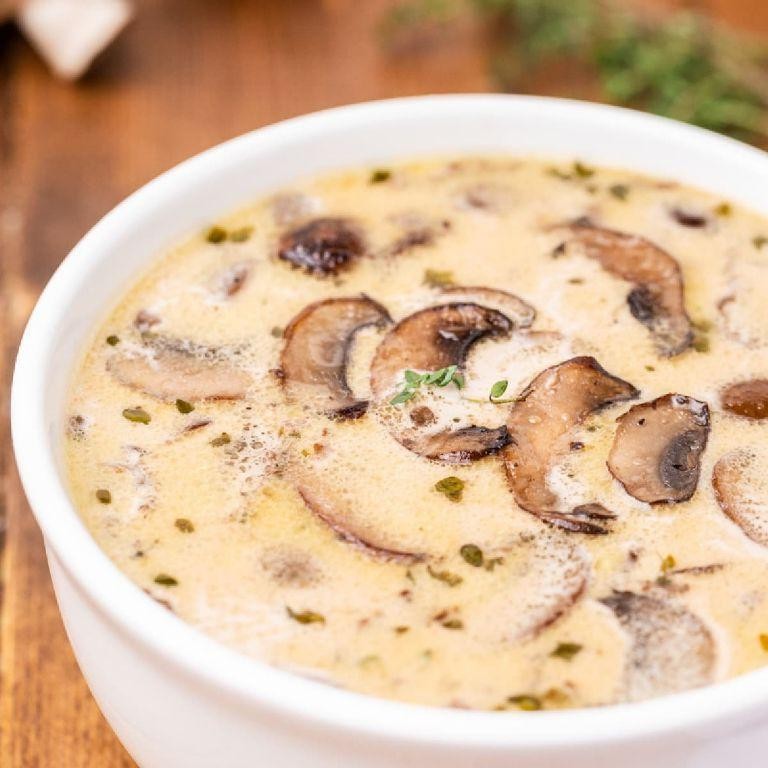Keto Cream of Mushroom Soup
