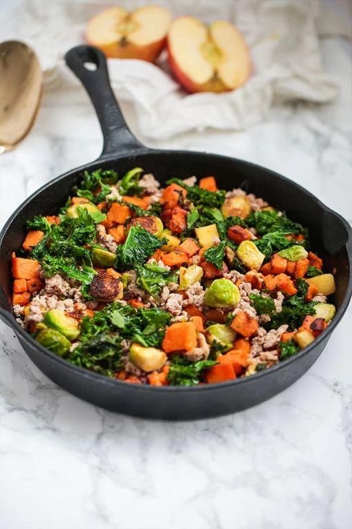 Keto Ground Turkey Breakfast Hash