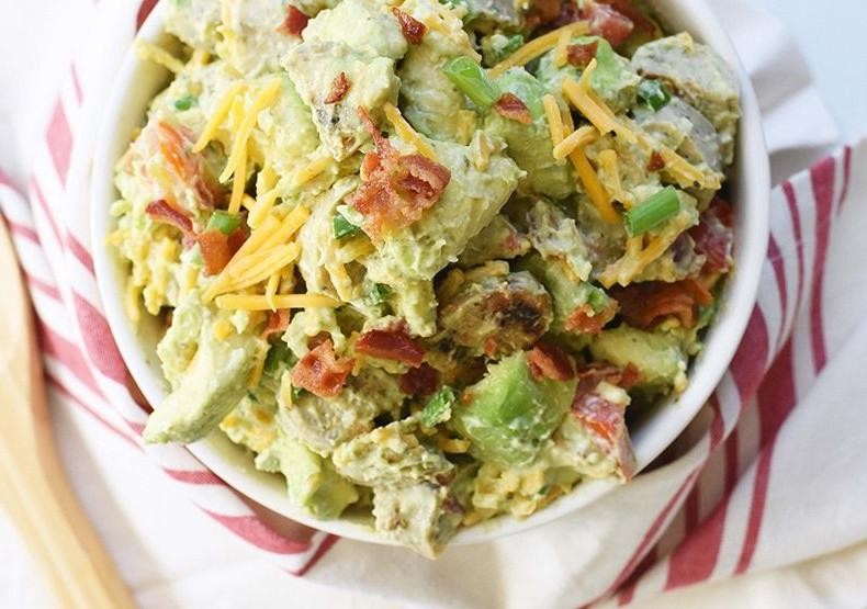 Keto Kielbasa and Avocado Salad