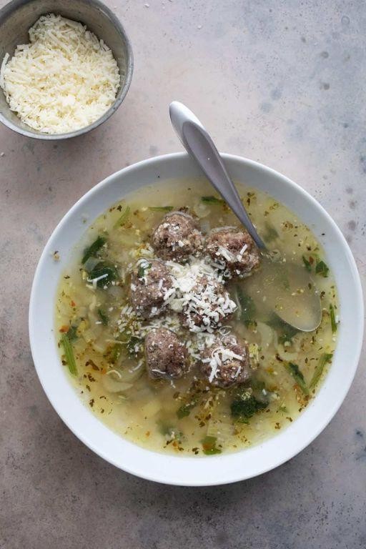 Keto-Friendly Italian Wedding Soup
