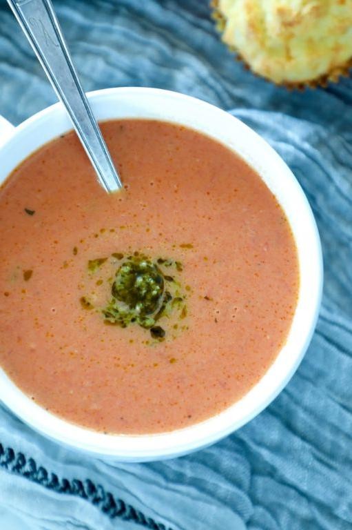 Keto-Friendly Tomato Basil Soup