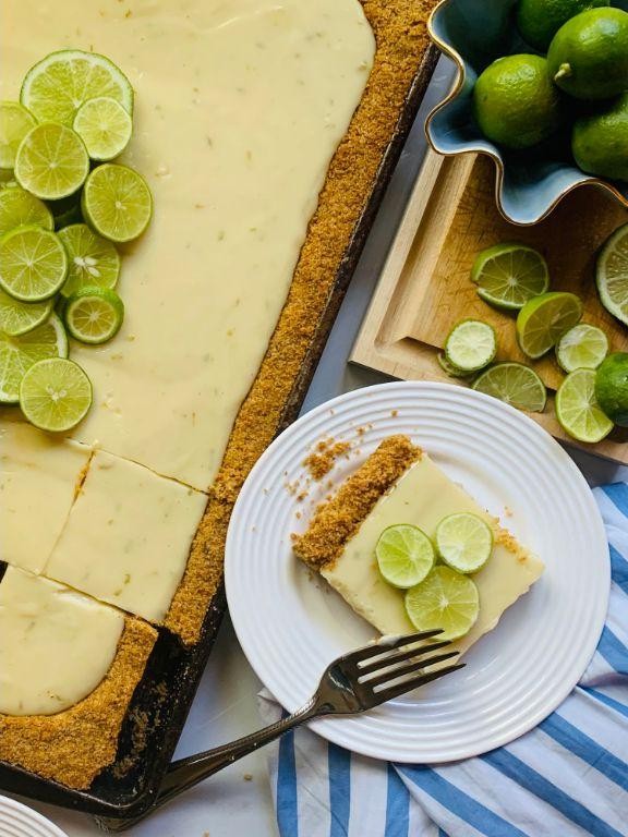 Key Lime Slab Pie