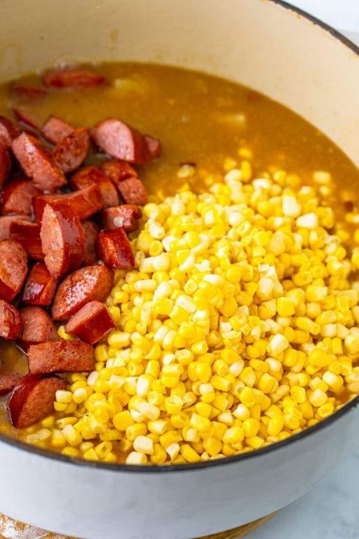 Kielbasa and Corn Chowder