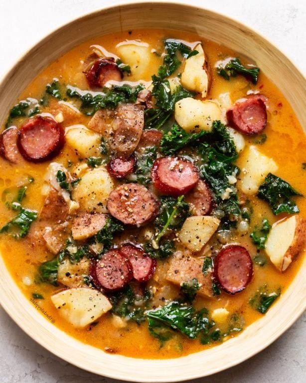 Kielbasa and Kale Soup