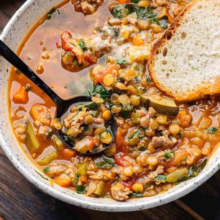 Kielbasa and Lentil Soup