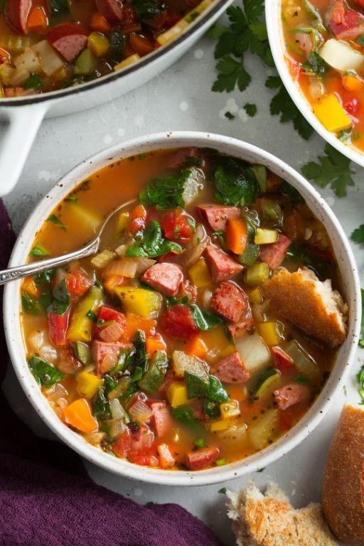 Kielbasa and Vegetable Soup