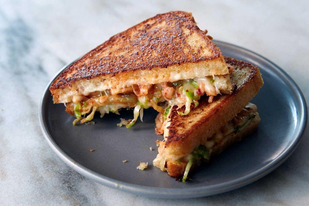 Kimchi Grilled Cheese Sandwich