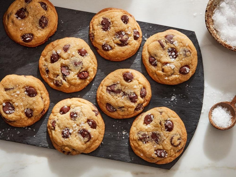 KitchenAid Dark Chocolate Sea Salt Cookies