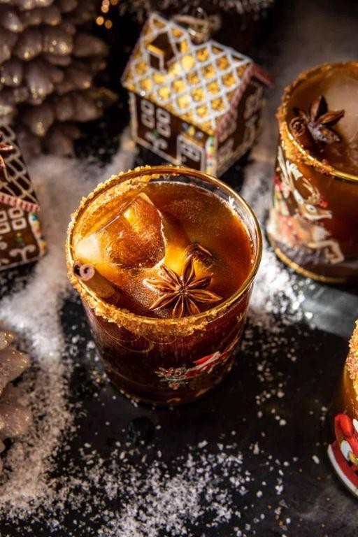 Kraken Rum Gingerbread Old Fashioned
