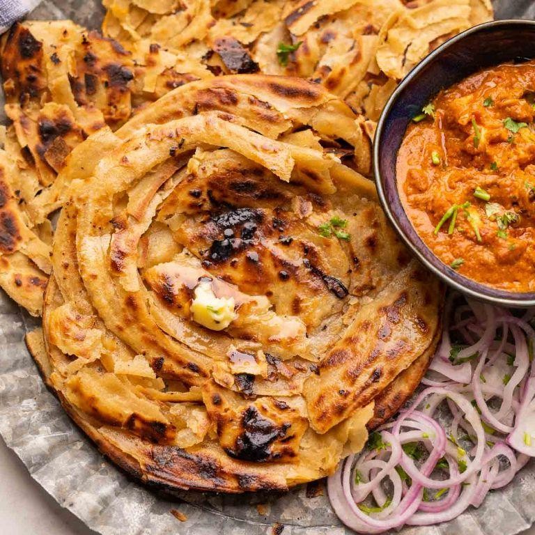 Lachha Paratha (Layered and Flaky Paratha)