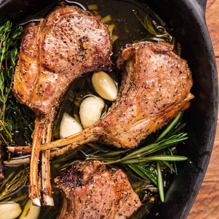 Lamb Chops with Mint Pesto