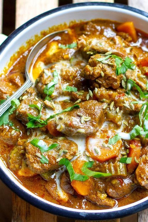 Lamb Curry with Coconut Milk