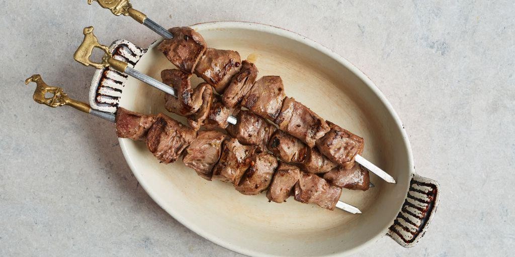 Lamb Heart Kebabs