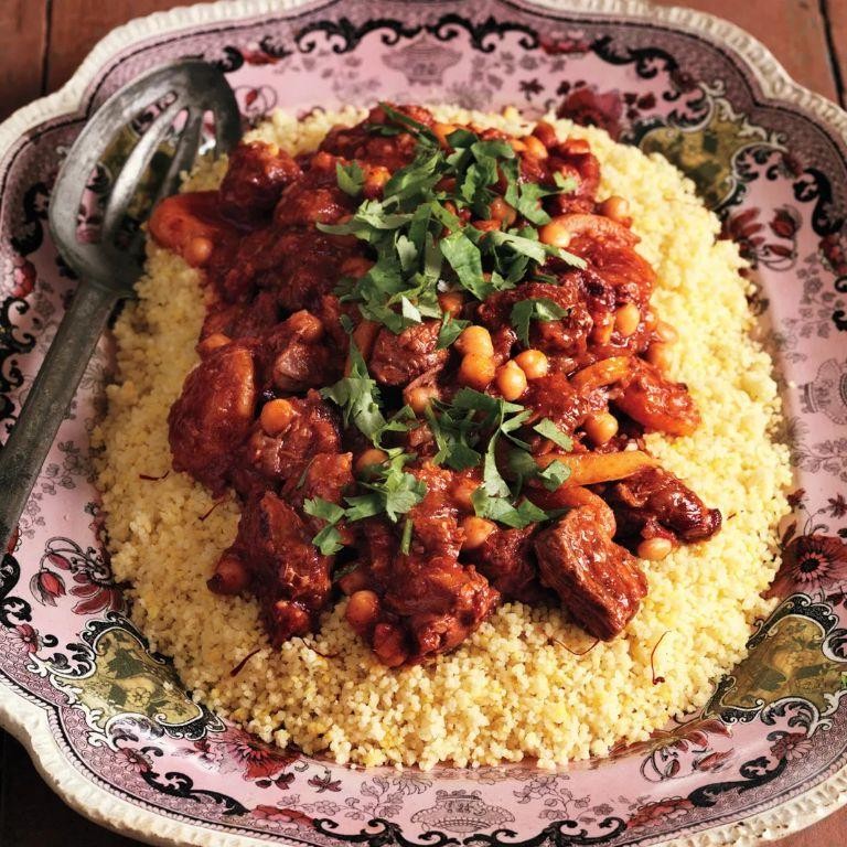 Lamb and Apricot Tagine with Couscous