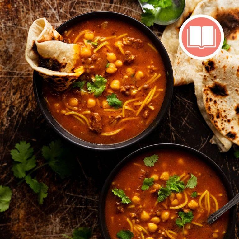 Lamb and Chickpea Harira Soup