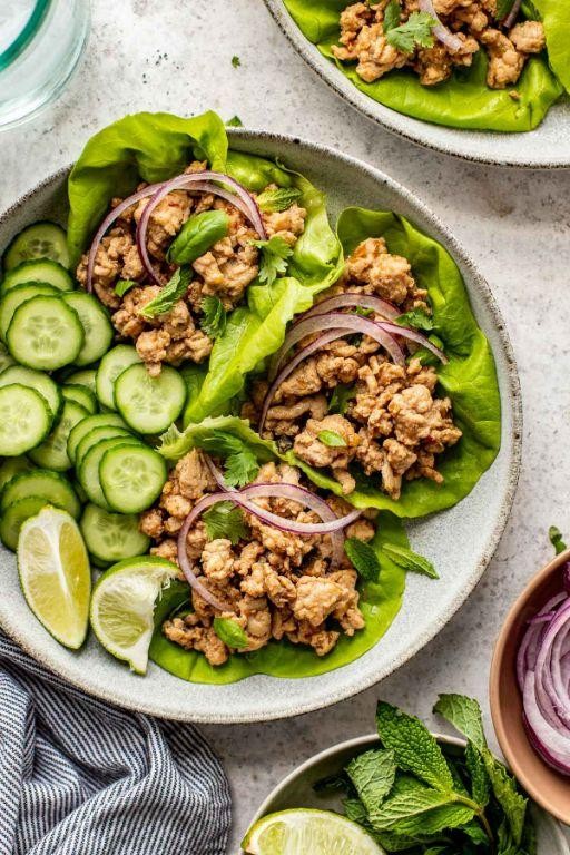 Laotian Chicken Larb Salad