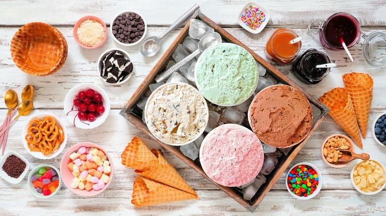 Leftover Candy Ice Cream Topping
