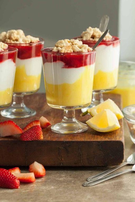 Lemon Berry Yogurt Parfaits