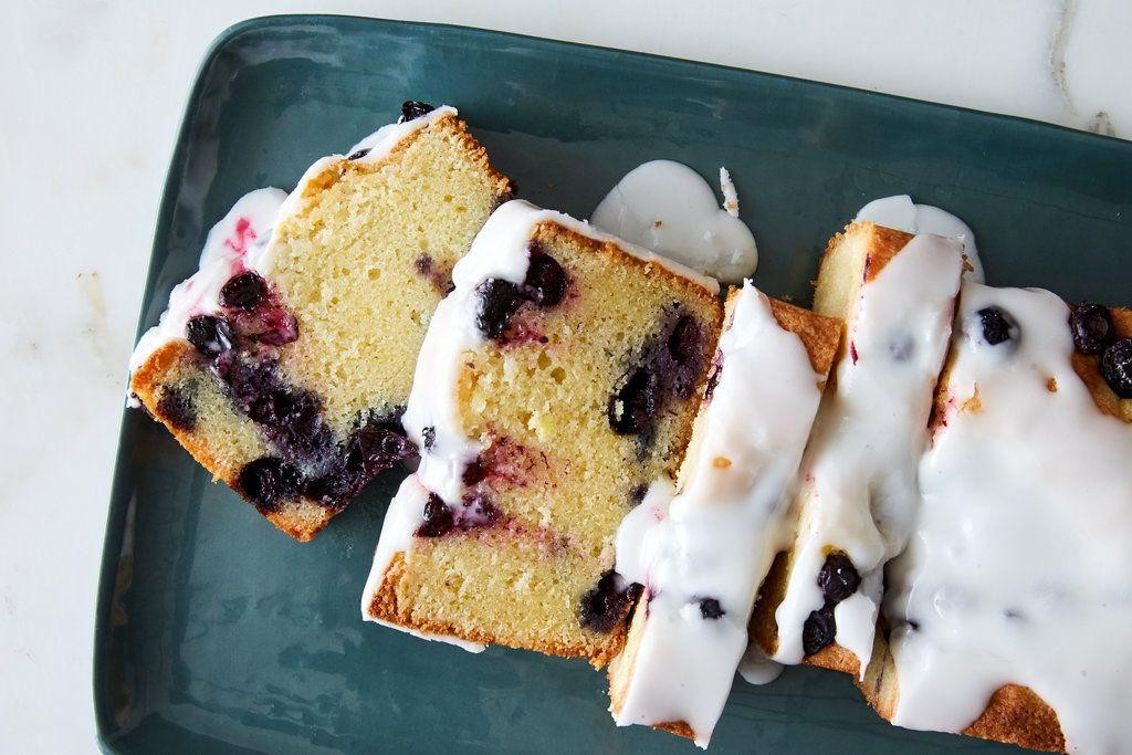 Lemon Blueberry Almond Cake